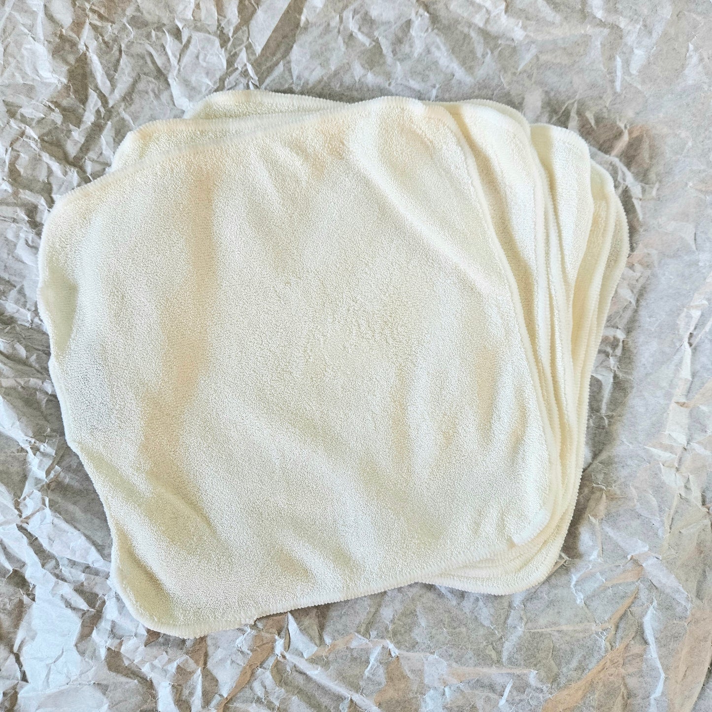 Reusable Bamboo Terry Wipes