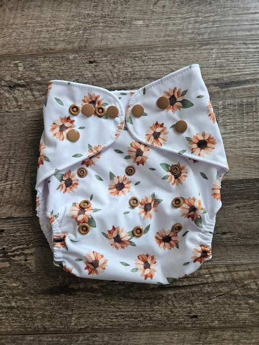 Sunflower Fields Pocket Diaper