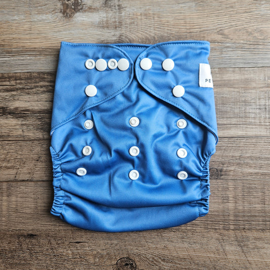 Dusky Cornflower Pocket Diaper