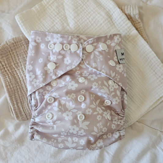 Soft Wild Flowers Pocket Cloth Diaper