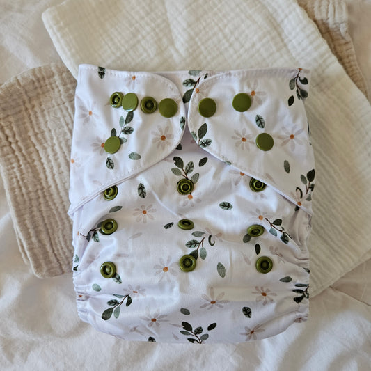 Chamomile Flowers Pocket Diaper